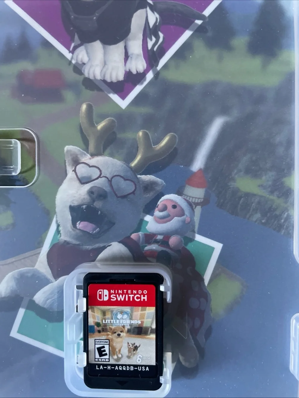 Dog-themed video game case